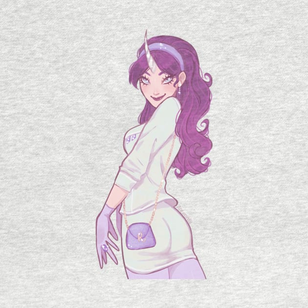 Rarity human version by Anemonaii